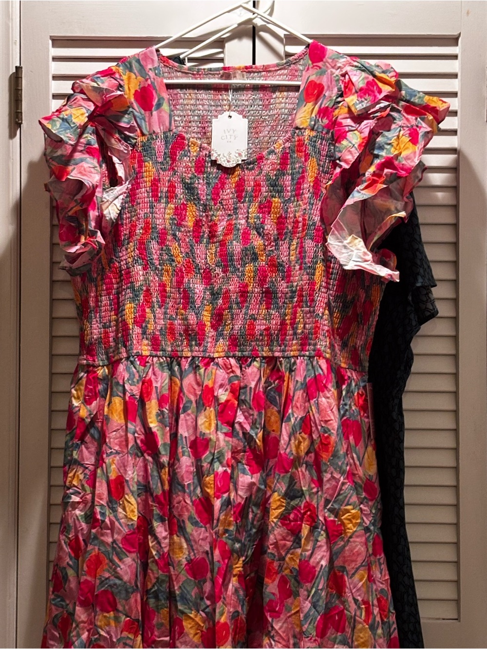 Ivy City Co Pink Print (last summer best seller). The Hattie Dress. - Picture 3 of 5